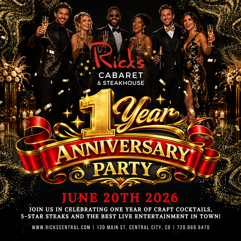 Lou Bunch Day and one year anniversary party at Rick's Cabaret Central City