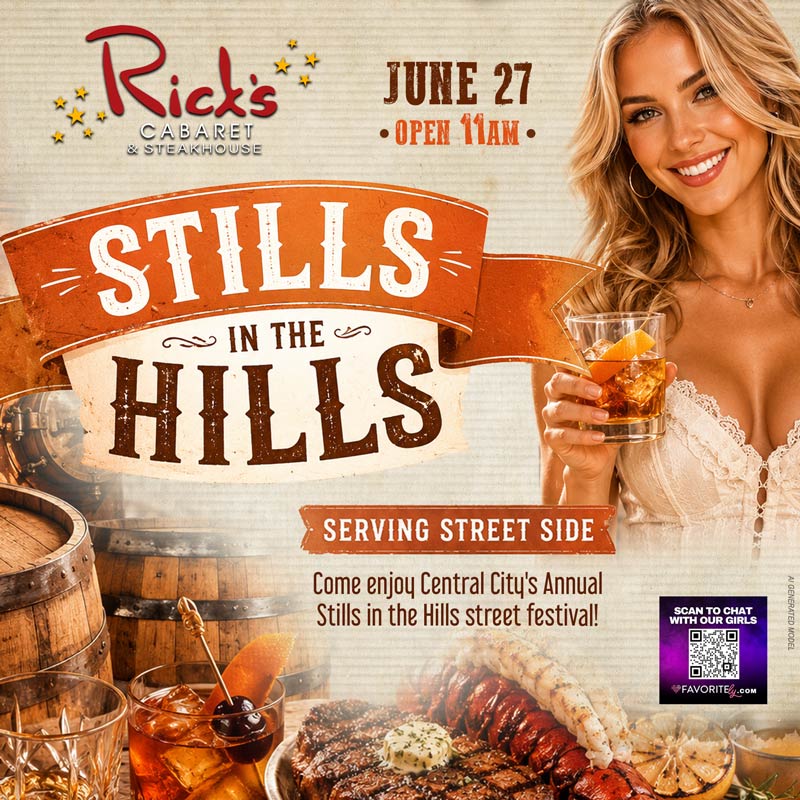 Stills in the Hills event at Rick's Central City